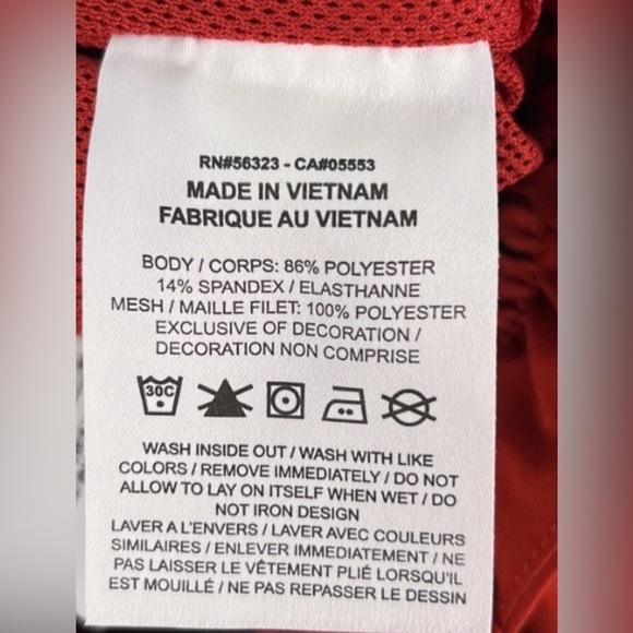 Nike High Rise Woven Shorts Womens M Everyday Modern Loose Fit Burnt Orange - Picture 6 of 11